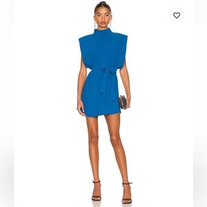 Amanda Uprichard Clearly dress blue size s